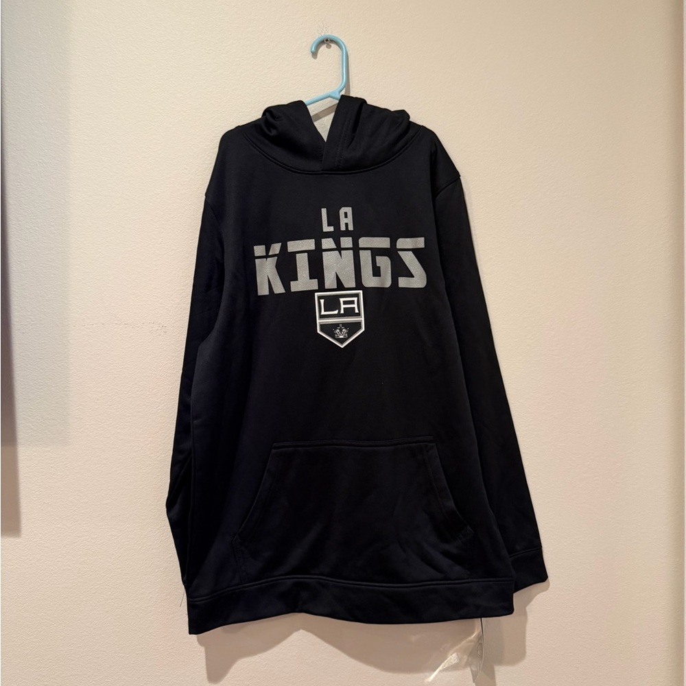 NWT LA Kings Kids Black Hoodie Sweater